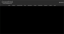 Desktop Screenshot of champinephotography.com